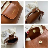 Women's Crossbody Shoulder Bag PU Leather Clutch