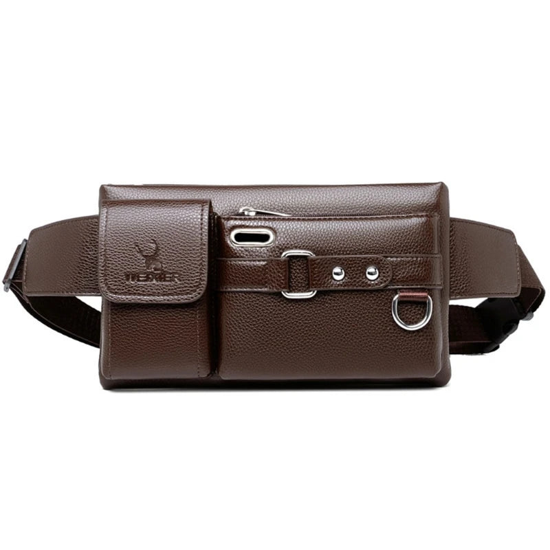 Men's Chest Bag Large Capacity Single-Shoulder Waist Bag