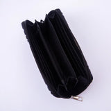 Skull Leather Long Wallet Zipper Female Purse Clutch Cartera Mujer