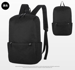 Small Nylon Backpack Light Student Travel Men Women Schoolbag