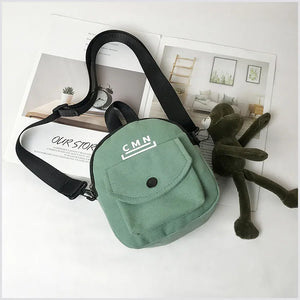 Canvas Crossbody Bag for Women Phone Shoulder Bags Ladies Purse Bags