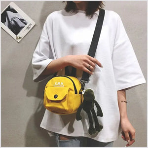 Canvas Crossbody Bag for Women Phone Shoulder Bags Ladies Purse Bags