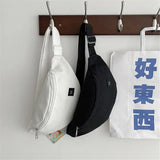 Canvas Chest Bag Waist Shoulder Crossbody Outdoor Travel Bag