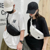 Canvas Chest Bag Waist Shoulder Crossbody Outdoor Travel Bag