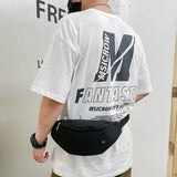 Canvas Chest Bag Waist Shoulder Crossbody Outdoor Travel Bag