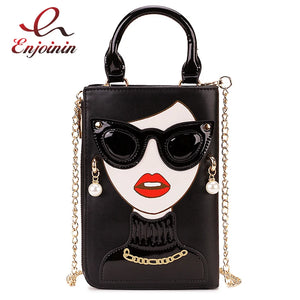 Small Crossbody Bag for Women Shoulder Chain Bag Pureses and Handbags Character