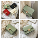 Mini PU Leather Crossbody Bag for Women Small Shoulder Messenger Bag
