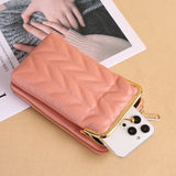 Mini Matte Leather Crossbody Bag for Women Shoulder Messenger Clutch Handbag