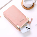 Matte Leather Crossbody Mini Bag Wallet for Women