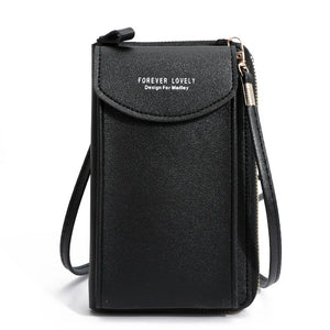 Small Crossbody Bag Women Matte Leather Shoulder Messenger Clutch Bolsa