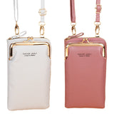 Mini Matte Leather Crossbody Bag Women Shoulder Messenger Clutch Purse Handbag