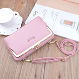 Mini PU Leather Crossbody Bag Pink Zipper Flap Women Shoulder Messenger