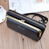Mini PU Leather Crossbody Bag Pink Zipper Flap Women Shoulder Messenger