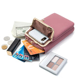 Mini PU Leather Crossbody Bag Women Yellow