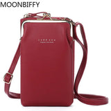 Yellow Mini Crossbody Bag Women PU Leather Shoulder Messenger