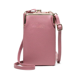 Small Crossbody Bag Mini PU Leather Shoulder Messenger Yellow