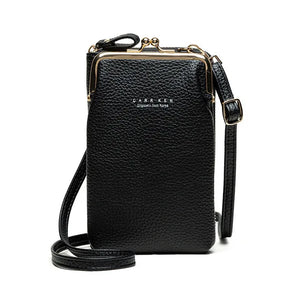 Mini PU Leather Crossbody Bag Women Girls Shoulder Messenger Bag