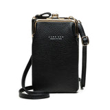 Mini PU Leather Crossbody Bag Women Girls Shoulder Messenger Bag