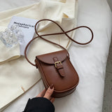 Small Crossbody Bags Women Mini PU Leather Shoulder Messenger Bag Yellow Bolsas