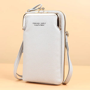 Small PU Leather Crossbody Bag for Women Yellow Mini Shoulder Messenger