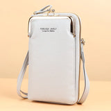 Small PU Leather Crossbody Bag for Women Yellow Mini Shoulder Messenger