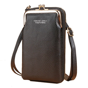 Small PU Leather Crossbody Bag for Women Yellow Mini Shoulder Messenger