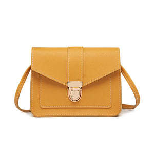 Mini Crossbody Bag for Women Yellow Shoulder Messenger Bag