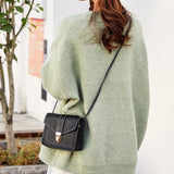 Small Crossbody Bag for Women PU Leather Messenger Bag Yellow Bolsas