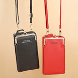 Small Crossbody Bag Matte PU Leather Shoulder Messenger Clutch Bolsas