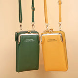 Small Crossbody Bag Matte PU Leather Shoulder Messenger Clutch Bolsas