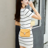 Small Crossbody Bag Mini PU Leather Shoulder Messenger Yellow Bolsas