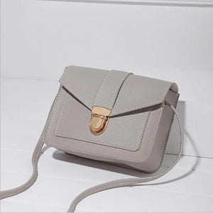 Yellow Mini Crossbody Bag for Women Pu Leather Shoulder Messenger Bag