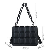 Women's Crossbody Bag Pu Leather Chains Mini Purse Handbag