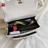 Women's Small Crossbody Bag Pu Leather Shoulder Messenger Chain Purse