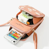 Floral Pattern Crossbody Shoulder Bag for Women