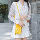Floral Pattern Crossbody Shoulder Bag for Women