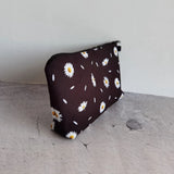 Daisy Printed Women Bag Organizer Cosmetic Makeup Bag for Trip