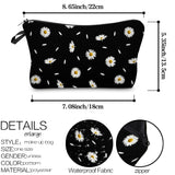 Daisy Printed Women Bag Organizer Cosmetic Makeup Bag for Trip