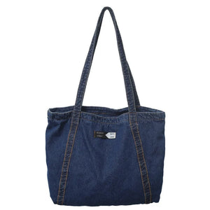 Denim Handbag Women Bag Ladies Big Purses Tote Shoulder Crossbody Messenger Bag