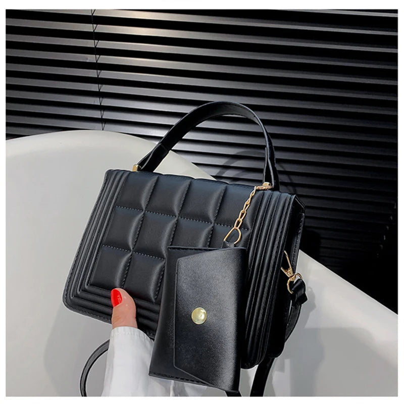 Women's Small Flap Shoulder Bag Candy PU Leather Totes Crossbody Handbag