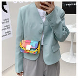 Flap Shoulder Bag Women Chains Crossbody PU Leather Handbag Clutch