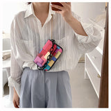 Flap Shoulder Bag Women Chains Crossbody PU Leather Handbag Clutch