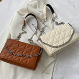Women's PU Leather Shoulder Bag Chain Crossbody Purse