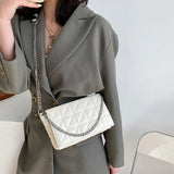 Women's PU Leather Shoulder Bag Chain Crossbody Purse