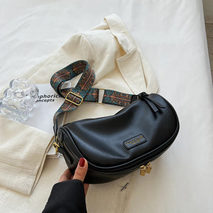 Small Messenger Bag for Women Retro Solid PU Leather Shoulder Crossbody Bags