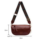 Small Messenger Bag for Women Retro Solid PU Leather Shoulder Crossbody Bags
