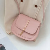 Mini Tassel Leather Shoulder Bag Crossbody Phone Purse
