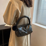Small Quilted Shoulder Bag Women Crossbody Purse Winter Handbag