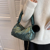 Small Quilted Shoulder Bag Women Crossbody Purse Winter Handbag