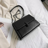 Small PU Leather Flap Shoulder Bags Chain Crossbody Hit Female Purses Handbags